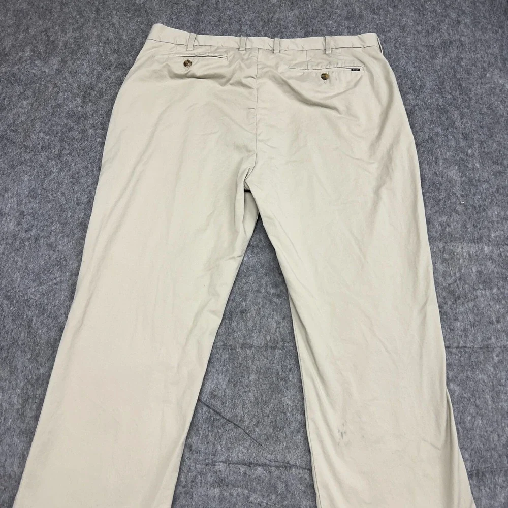 Polo Ralph Lauren Chino Mens 38x32 Beige Stretch Classic Preppy Career Business